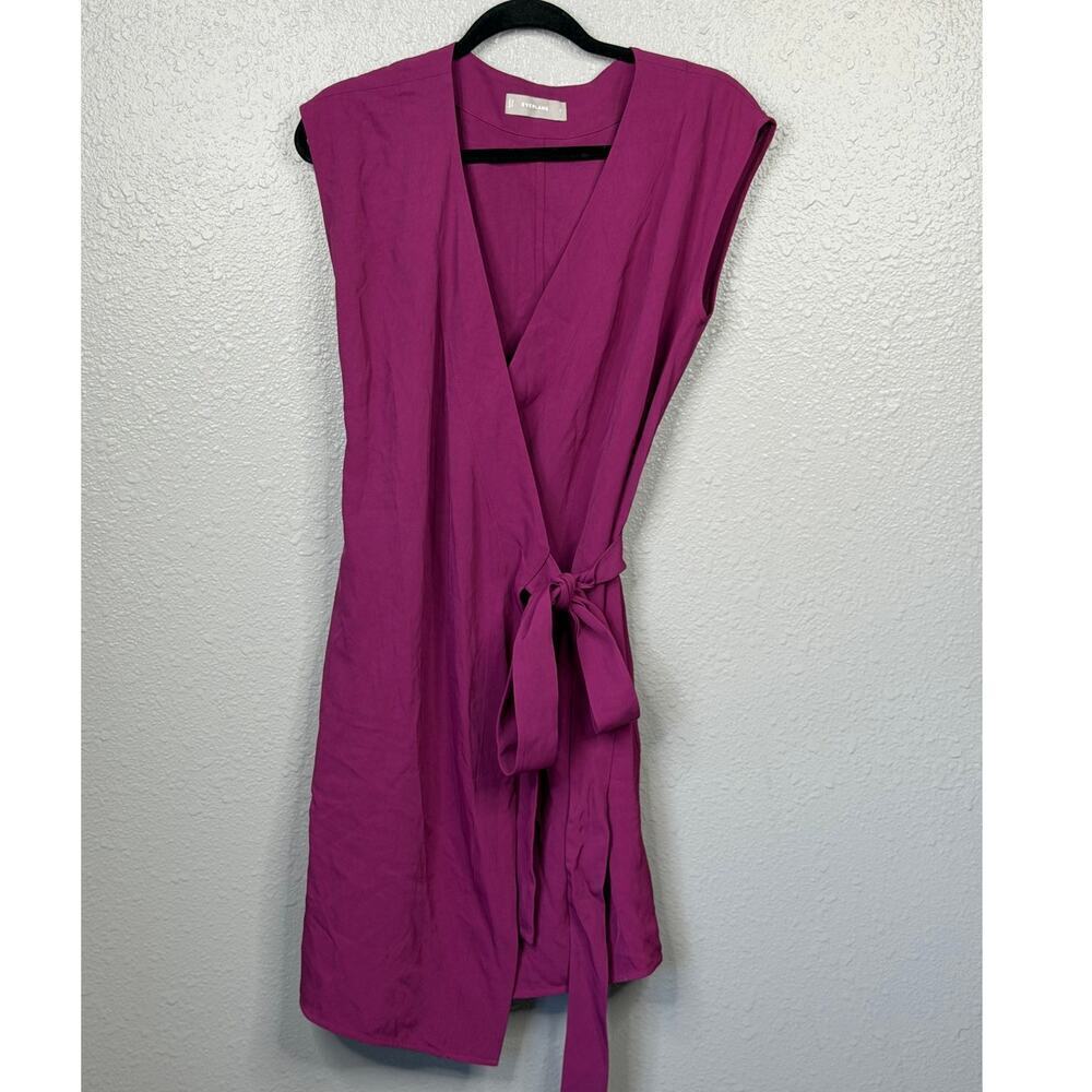 Everlane Women’s Japanese Go Weave Sleeveless Wrap Dress / Size-2